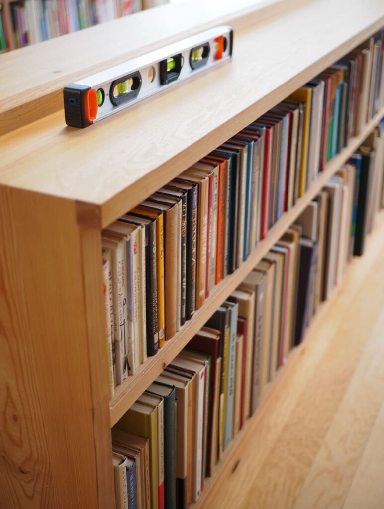 fabrication d'une bibliothèque sur mesure